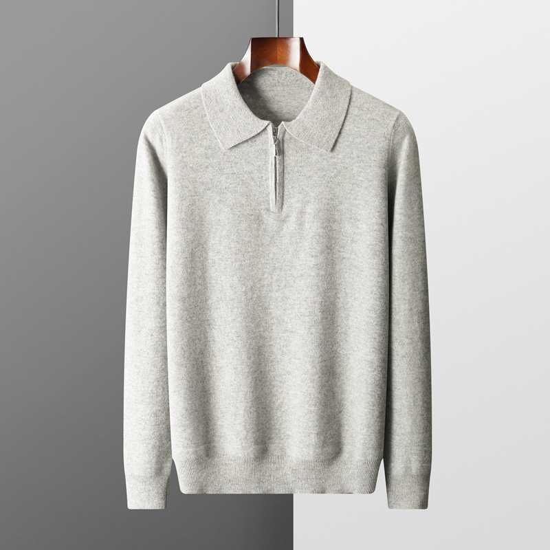 100% Cashmere Half Zip